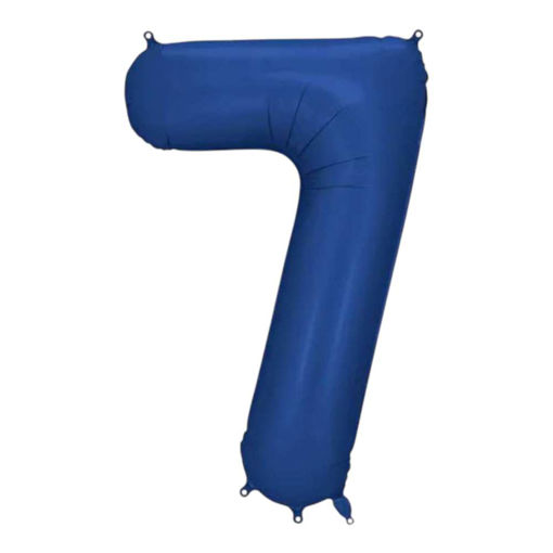 Picture of FOIL BALLOON NUMBER 7 NAVY BLUE 34 INCH